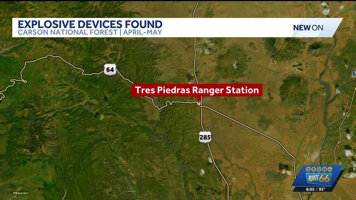 ATF offers $10,000 reward after explosive devices found in Carson National Forest