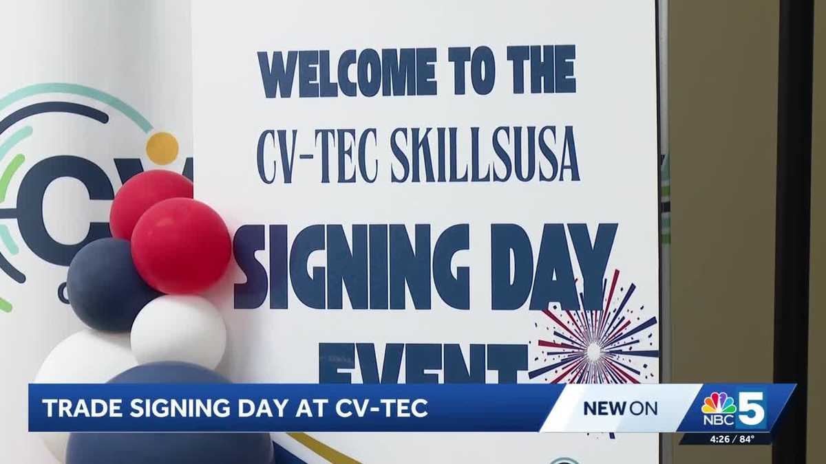 CV-TEC annual SkillsUSA Signing Day honored over 30 students making next step in the workforce