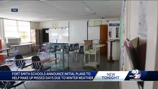 Fort Smith schools approve plans to make up missed days due to the weather - Vimarsana News