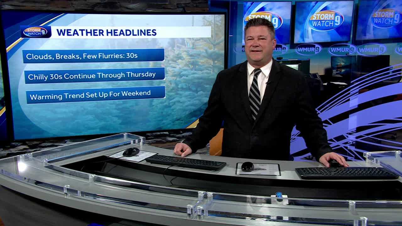 New Hampshire Forecast Video: Clouds, Some Sun And A Few Flurries