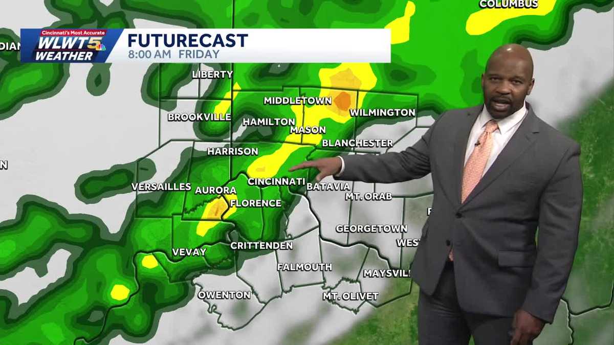 Rain And Cooler Temperatures Friday Cincinnati