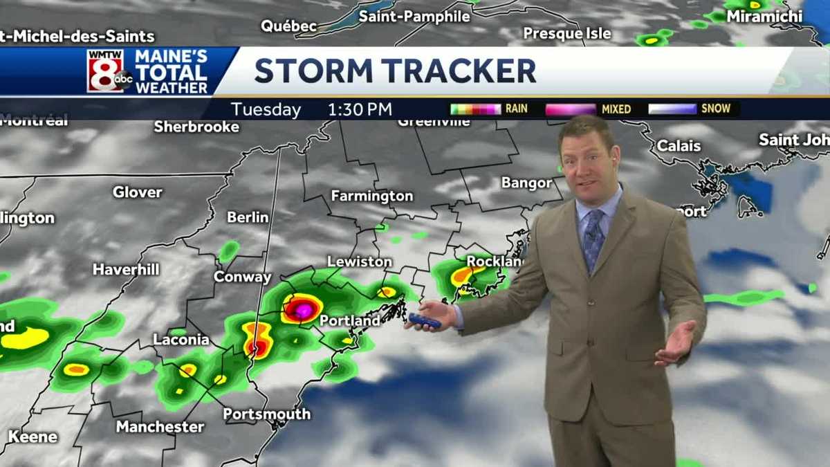 Afternoon showers and a few t-storms