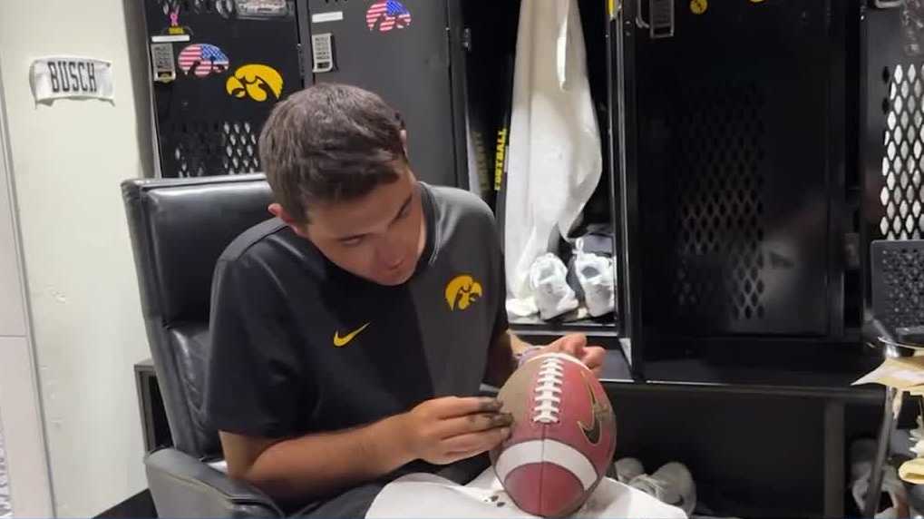 More than a football: The careful process behind Iowa's game balls