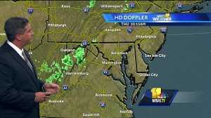 Mix of sun and clouds, slight chance of rain Thursday