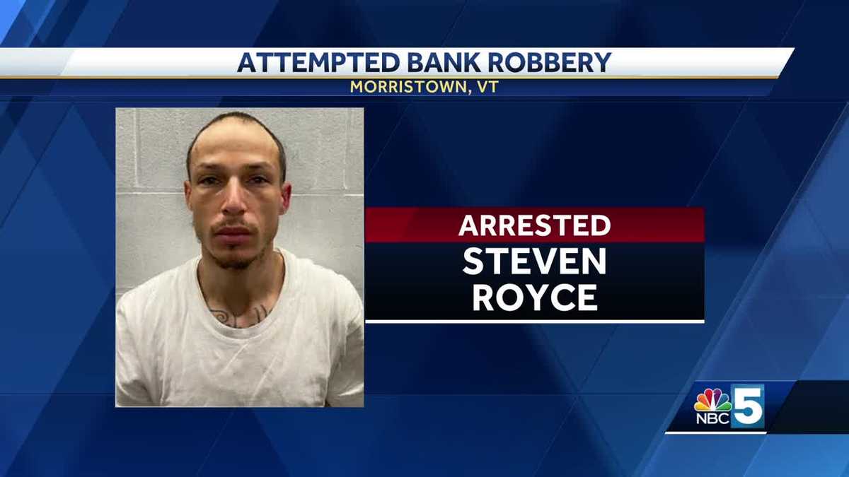 Man arrested for attempted bank robbery in Morristown, police say