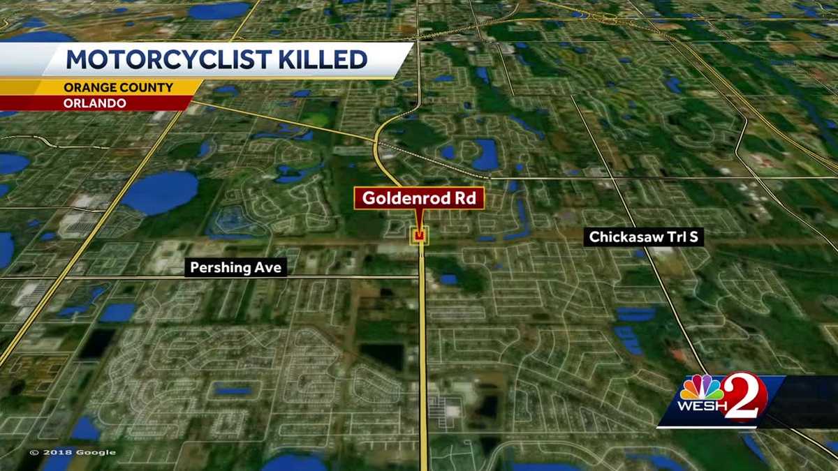 Motorcyclist killed in Orlando