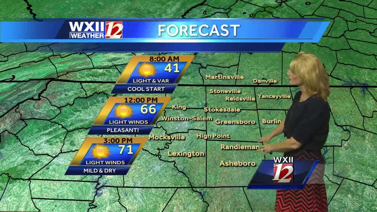 Chilly overnight but sunny and warm tomorrow