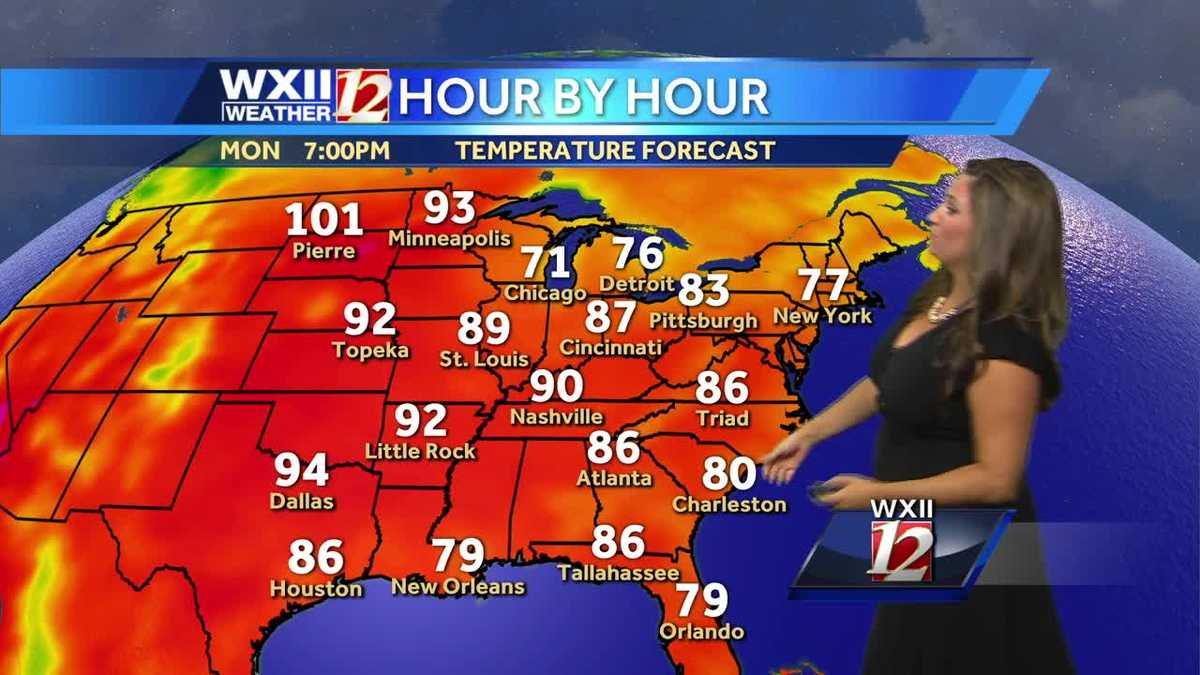 WATCH: Big heat up is on the way