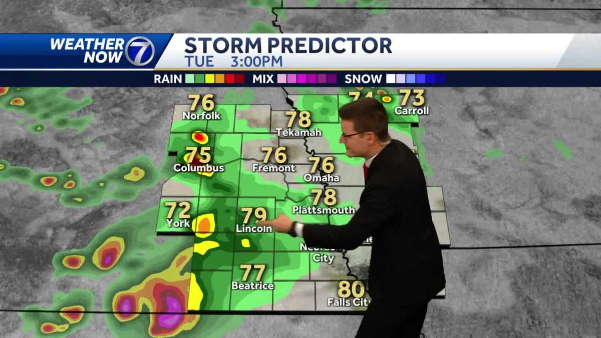Omaha morning weather forecast for Tuesday, May 9