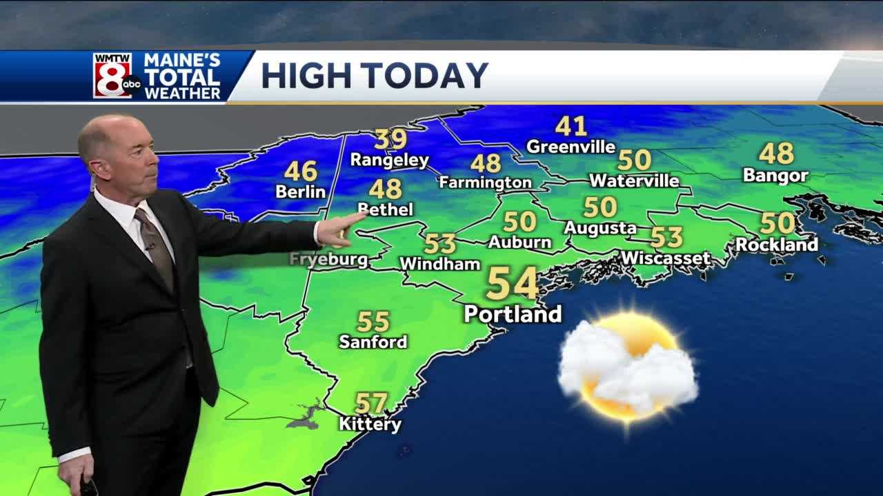 Mild Temperatures Ahead Of Showers Later Tonight