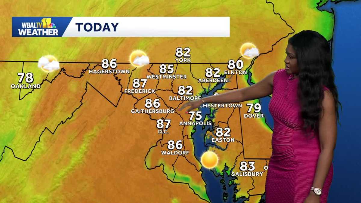 Baltimore weather: Warmer Saturday before Rain on Sunday