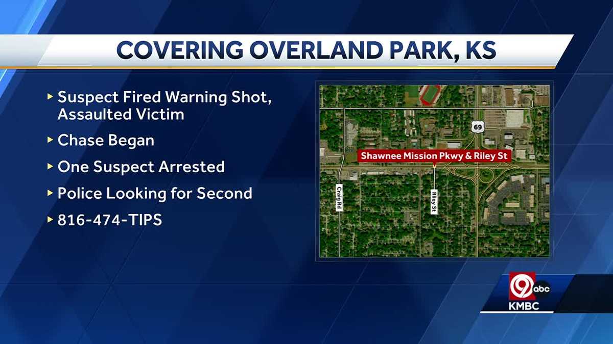 Overland Park armed robbery: Suspect arrested after police chase