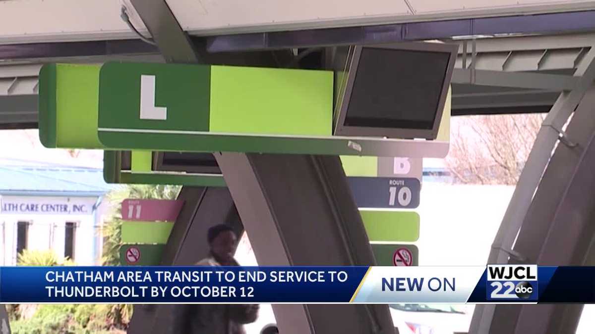 Time Has Run Out For Chatham Area Transit Customers In Thunderbolt