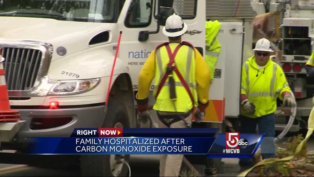 Family hospitalized after carbon monoxide exposure