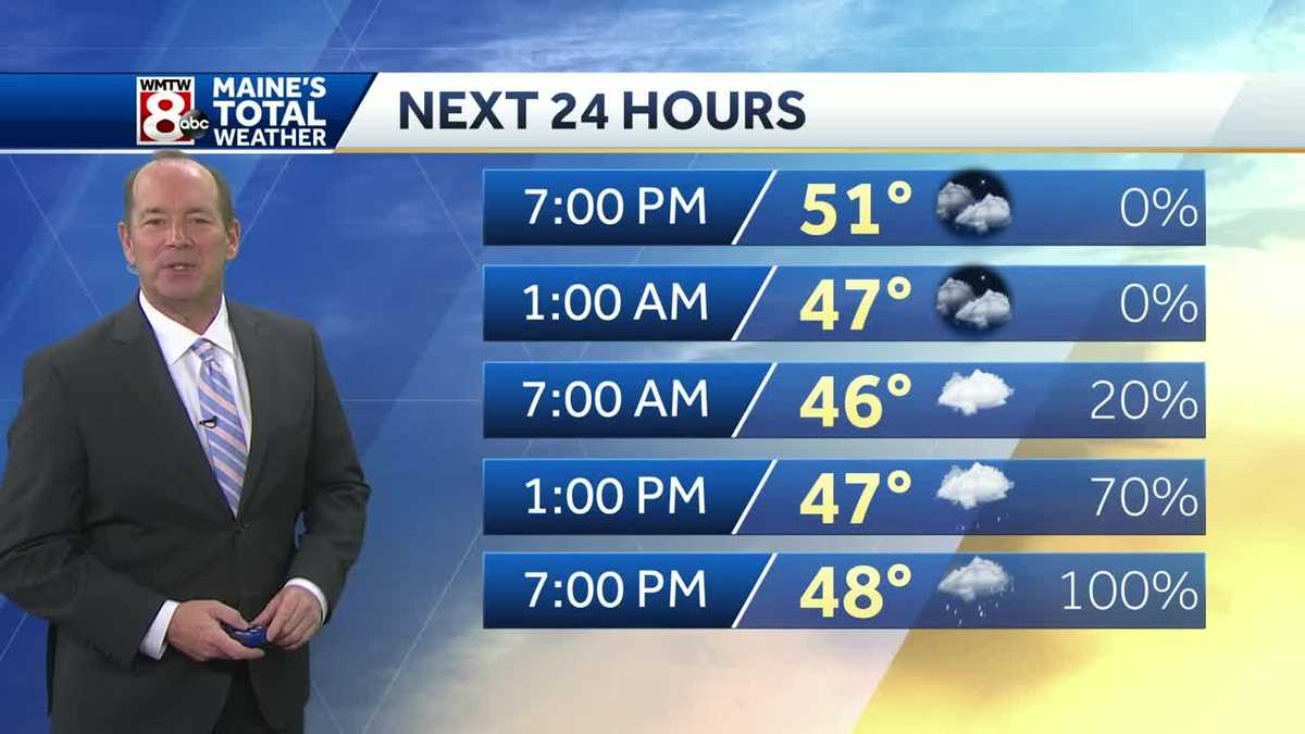 Clouds increase ahead of our next rain storm