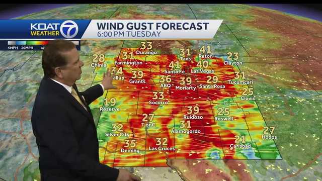 Winds lessen in New Mexico with scattered rain and snow - Vimarsana News