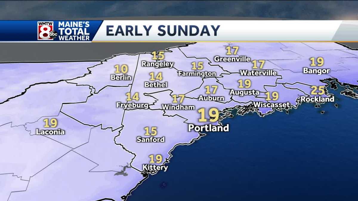 Chilly with increasing clouds tonight
