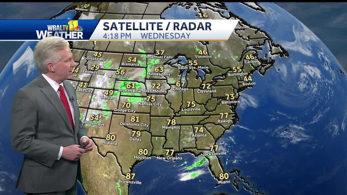 Temperatures NEAR 80(!) Thursday