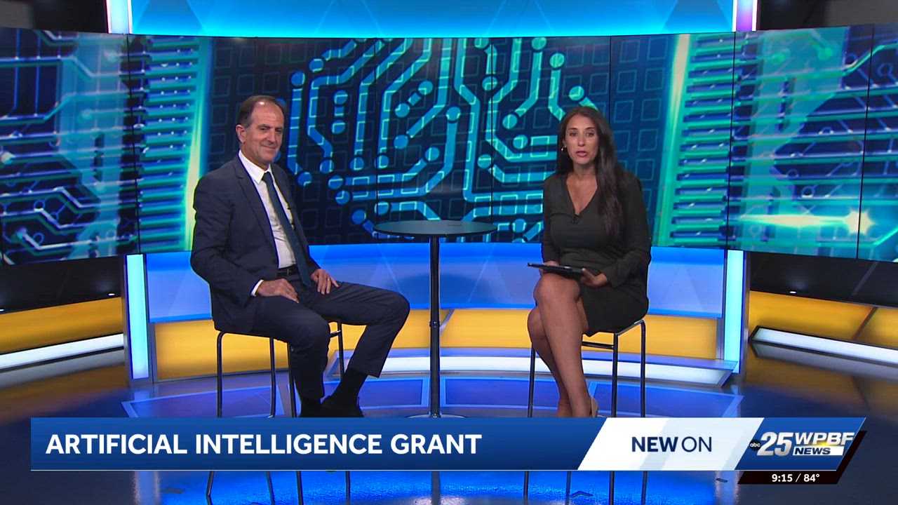 wpbf.com - Nathalie Pozo - FAU receives grant for artificial intelligence research