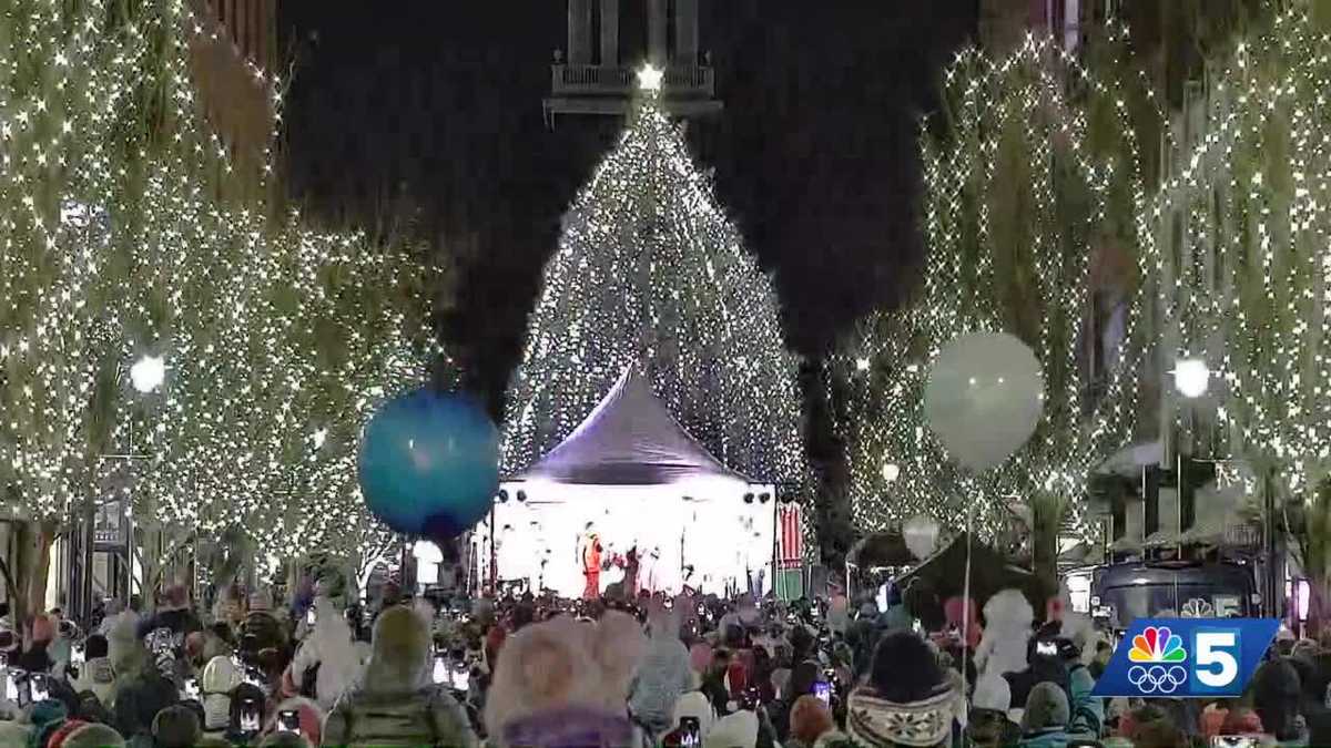 Hundreds flock Church Street for annual tree lighting ceremony