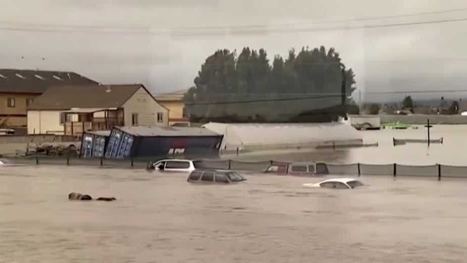Volunteer from Laconia, NH, in CA to help with severe weather relief
