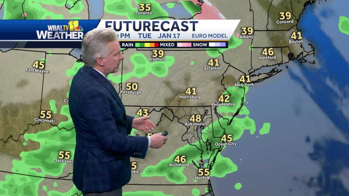 Cold tonight but warmer week ahead with temps in the 50's
