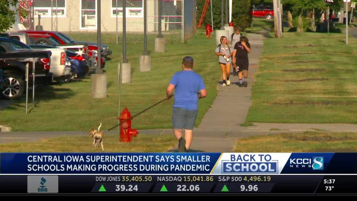 Iowa school superintendent leading two districts