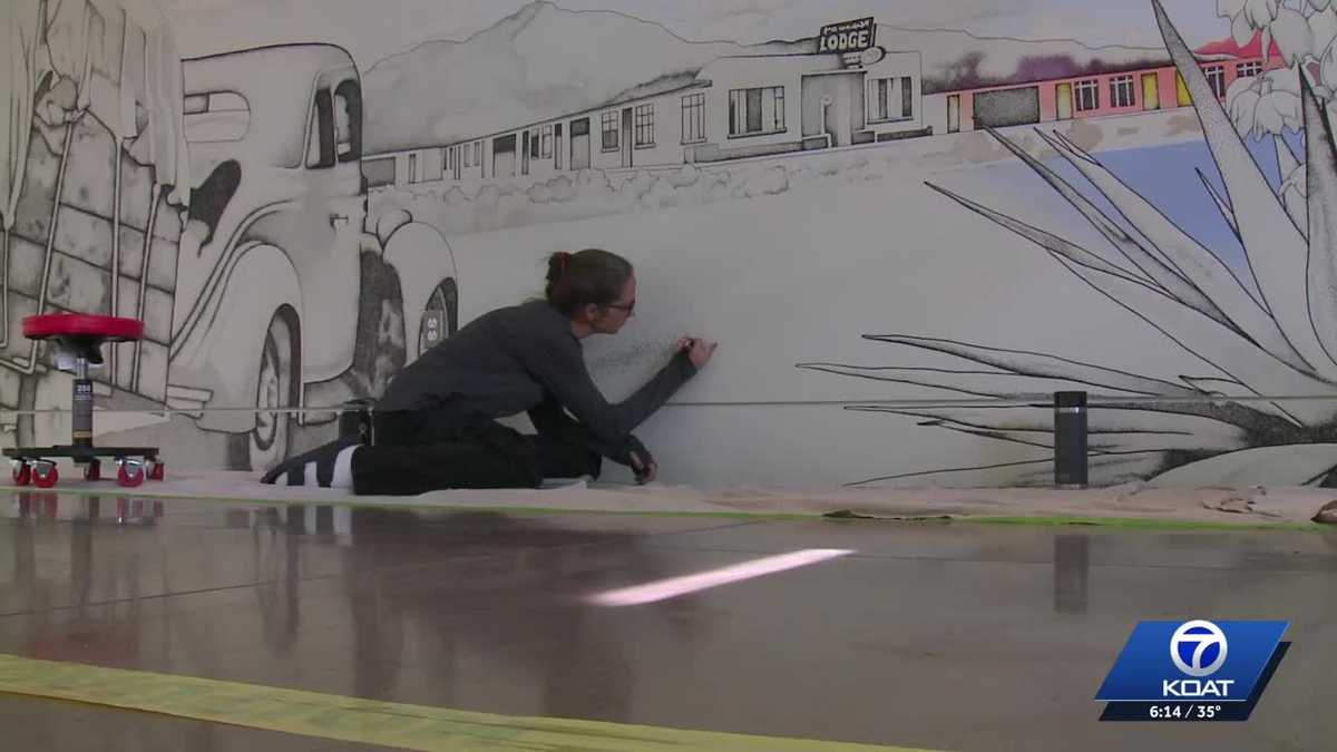 New Mexico artist's mural celebrates Route 66 centennial