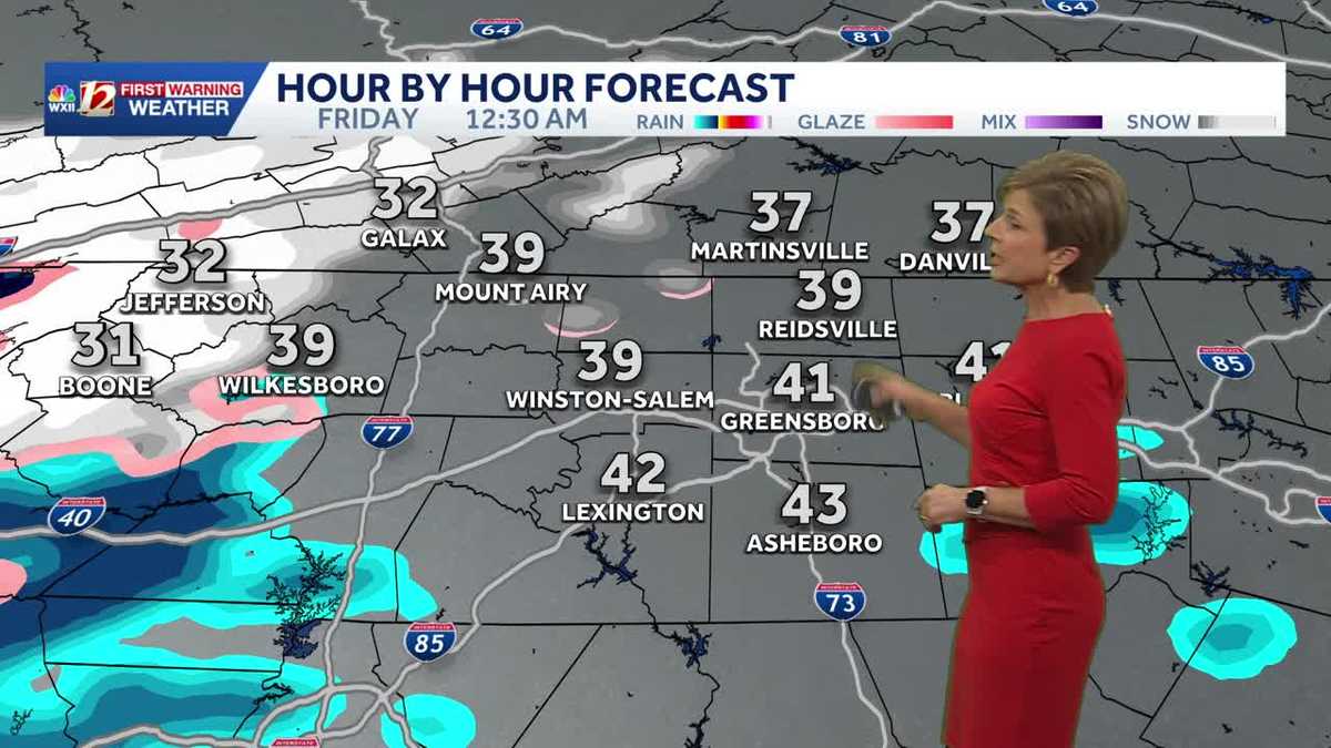 Latest on wintry weather chances