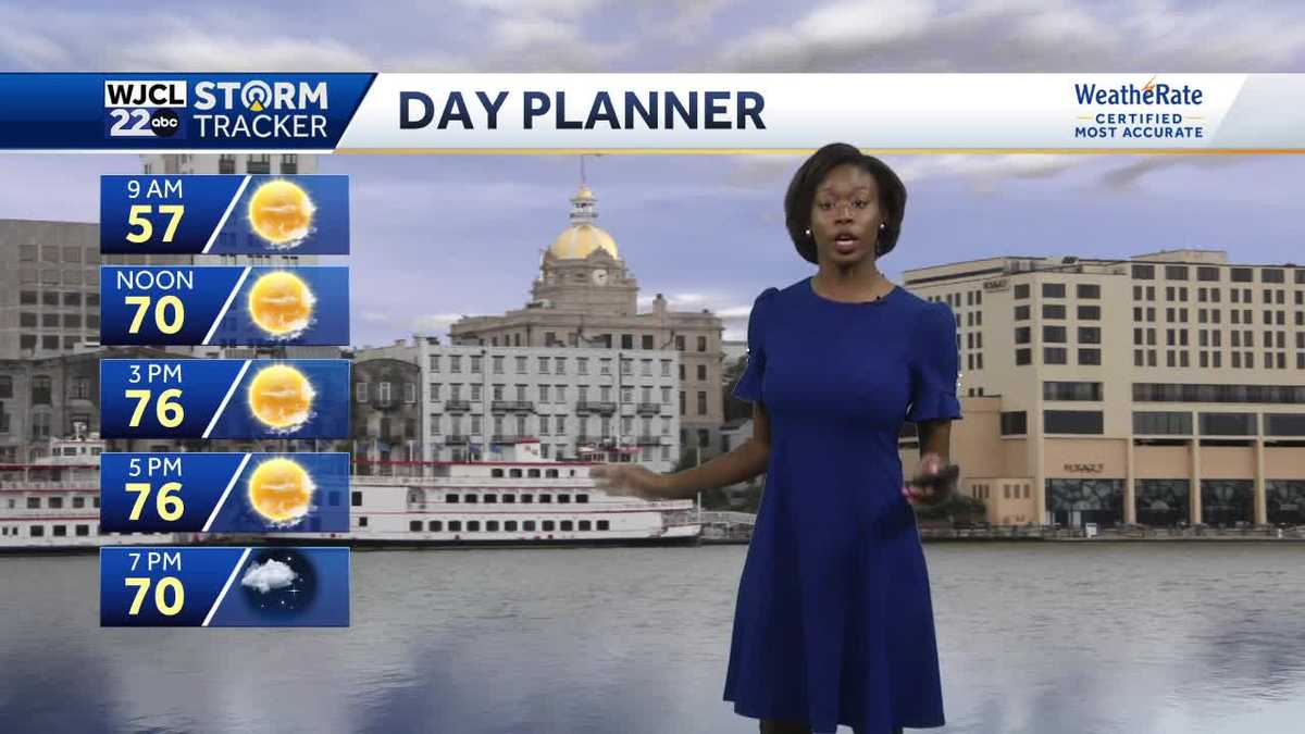 Sunshine continues for the rest of the weekend