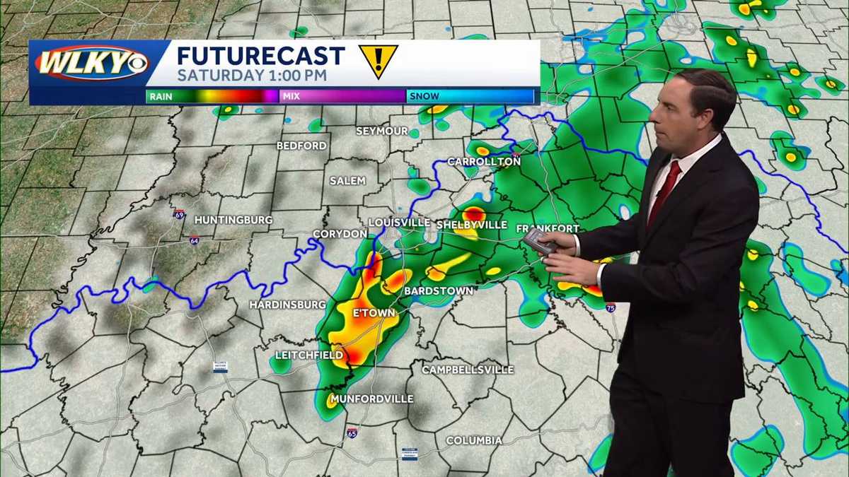 Scattered showers/storms overnight & Saturday