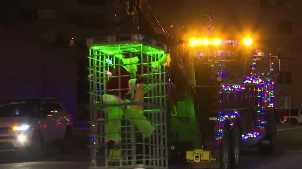 Omaha tow truck drivers light up the night for Children's Nebraska