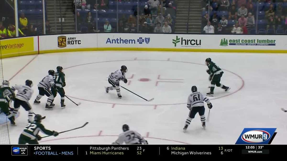 UNH Men’s Hockey Loses to #2 Michigan State, Splits Series with Spartans
