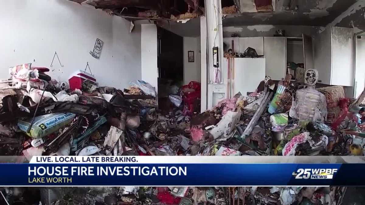 House fire investigation in Lake Worth