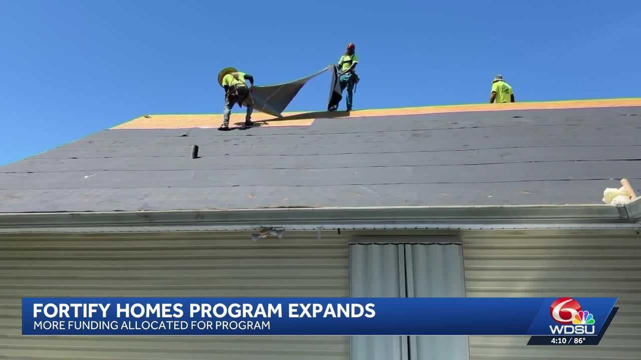 Gov. Jeff Landry announces expanded fortified roof program