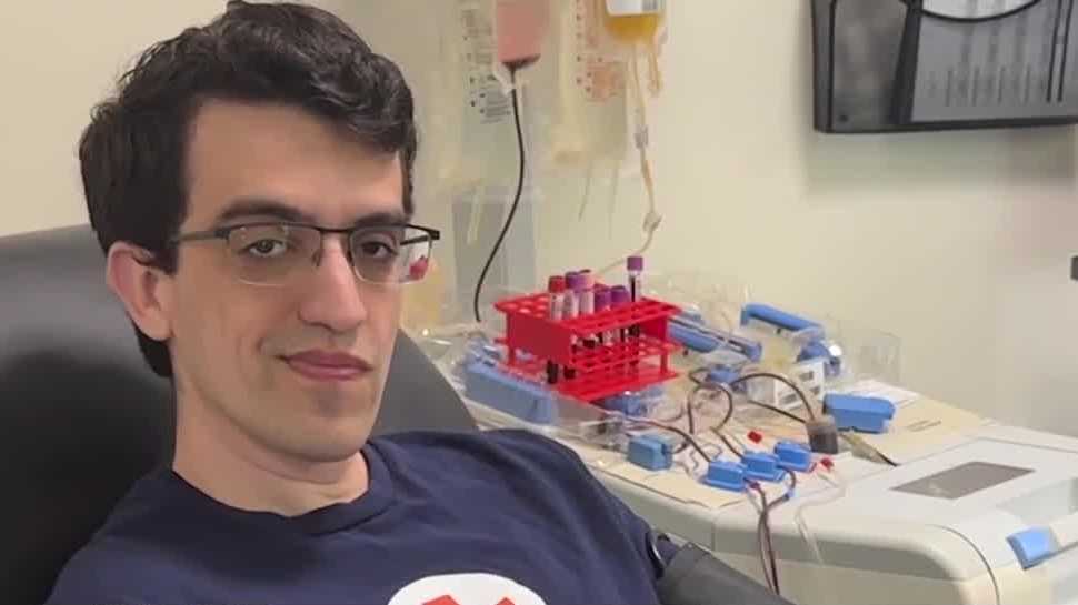 New York man travels across the country to inspire blood donations