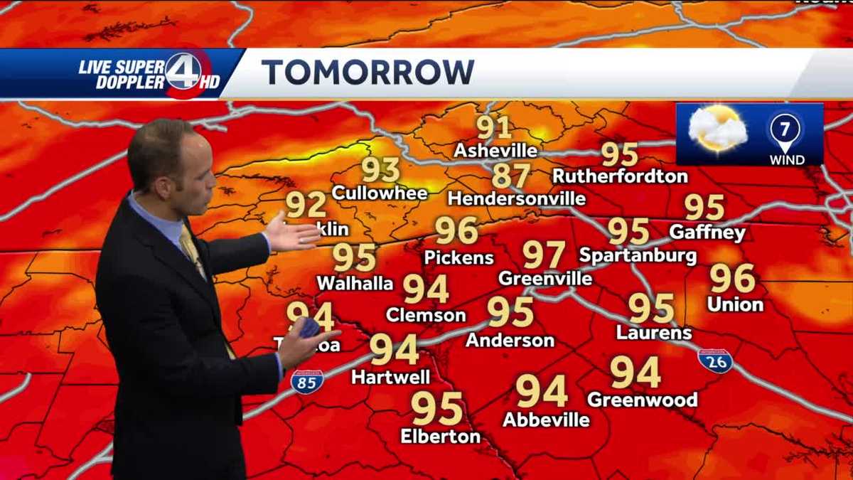 Greenville Weather: After Storms, Heat Cranks Up