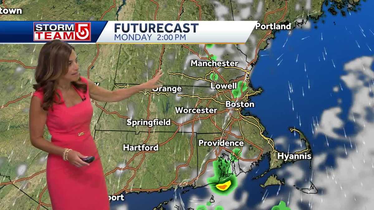 Video: Isolated afternoon showers possible as clouds build