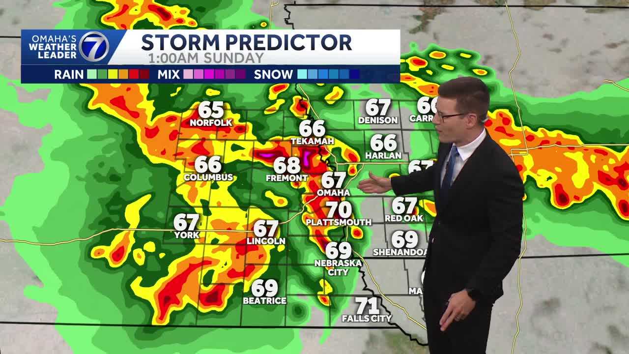 Severe storms possible later Saturday, Saturday night in Omaha area