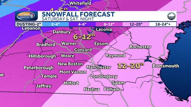 Winter storm in NH: Monadnock Region nor'easter forecast - Vimarsana News