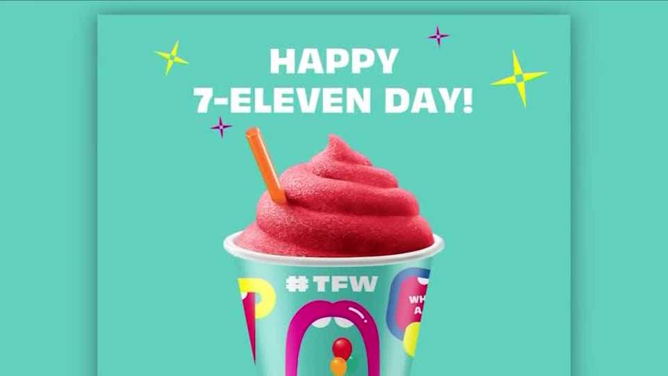 FREE SLURPEE 7Eleven stores giving away Slurpees for 7/11 Day on Thursday