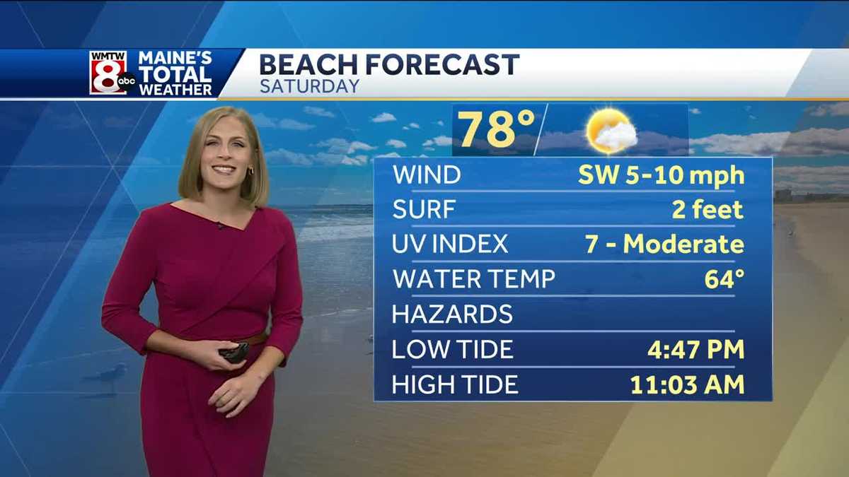 Humidity stays low, nice and warm this afternoon
