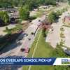 Grand Avenue construction causes school traffic now for safer crossings later