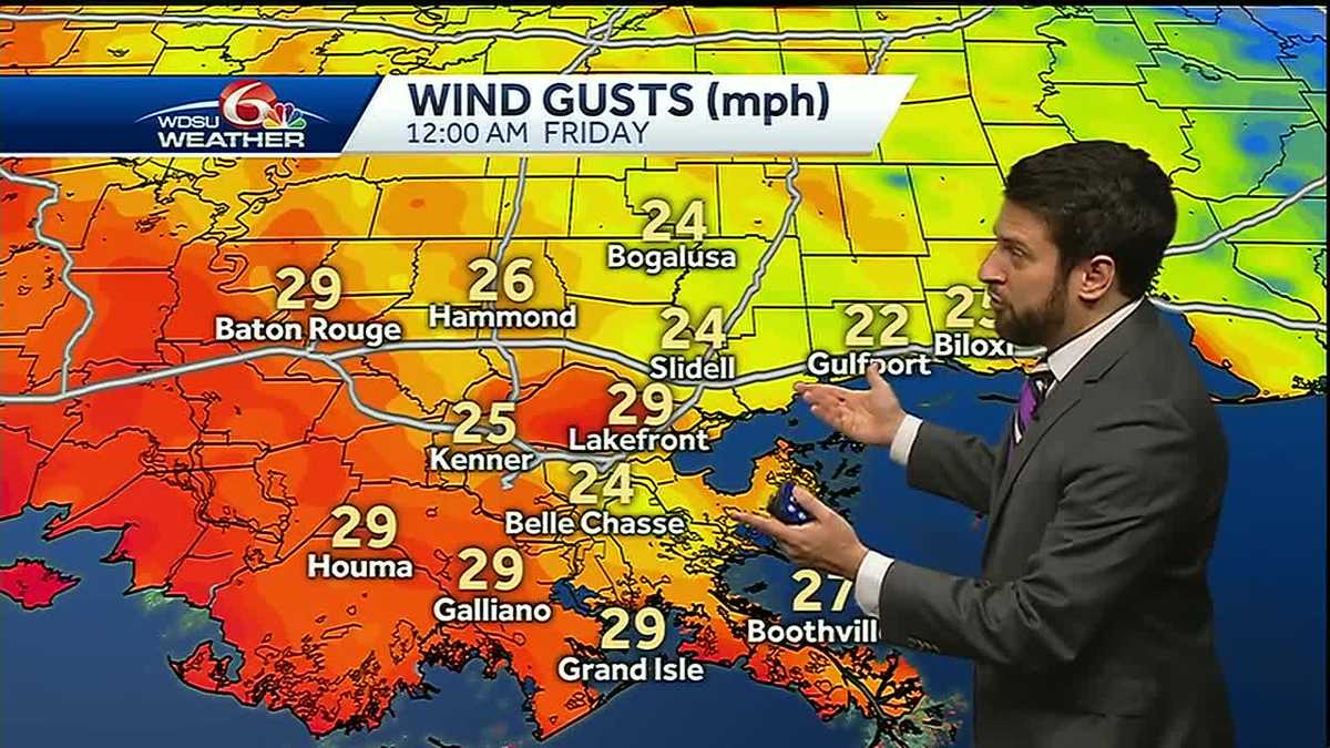 High wind warning; gusty winds overnight and Friday