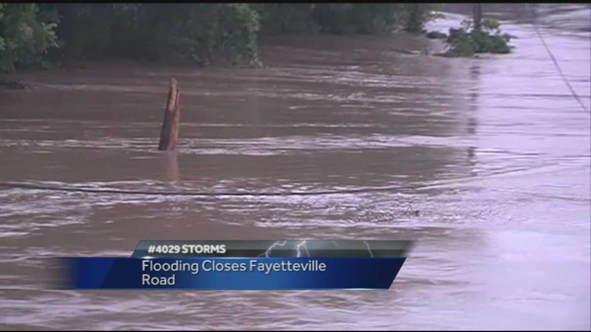 Flash Flooding Closes Roads In Northwest Arkansas