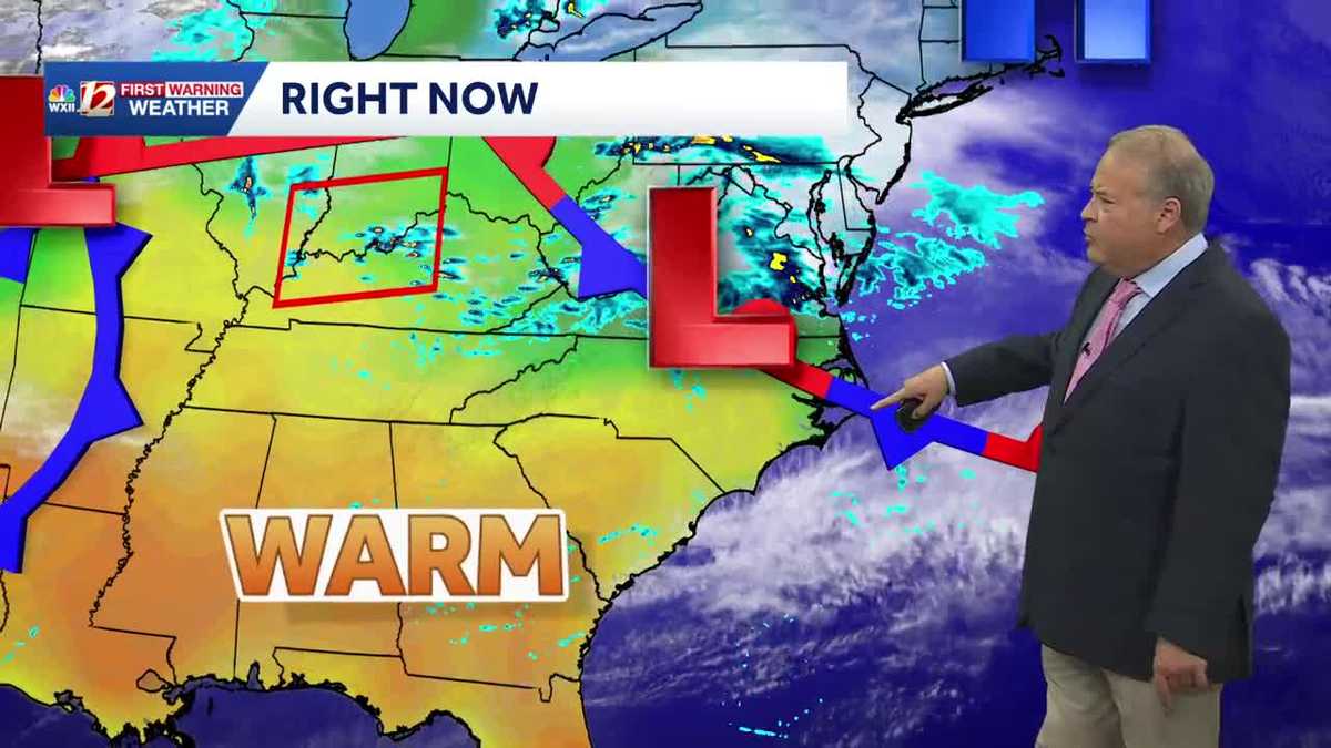 Spring Triad weather includes occasional showers through the weekend