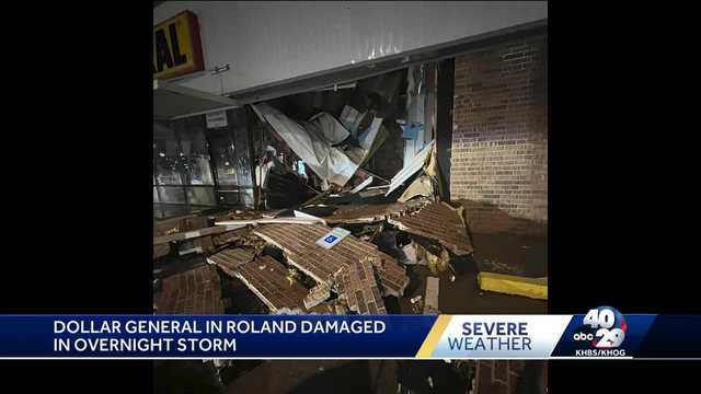 Crews work to cleanup after storms damage Dollar General in Roland, Oklahoma - Vimarsana News