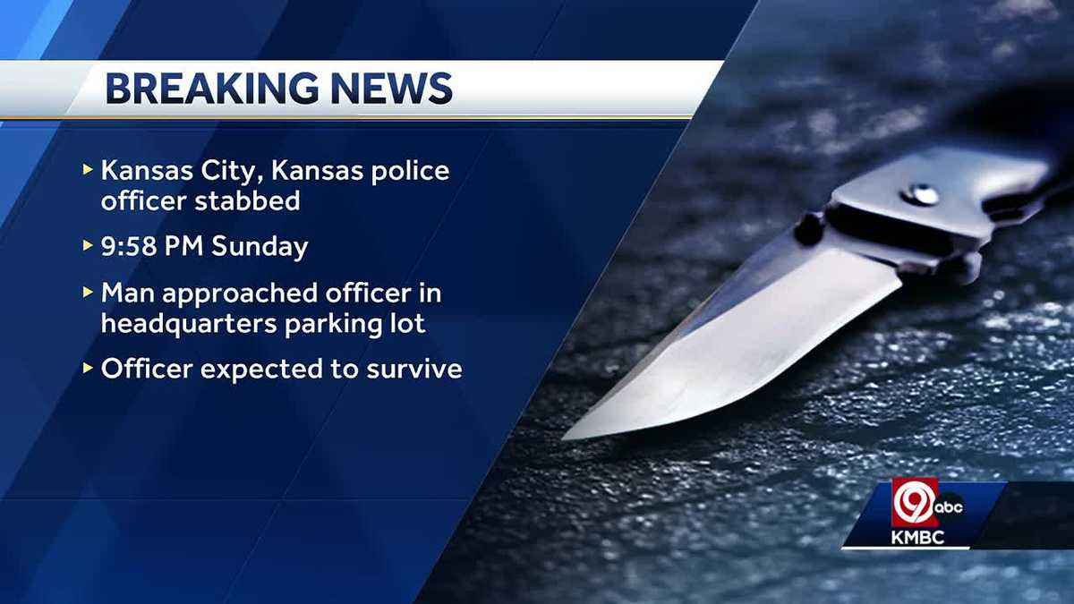 Kansas City, Kansas police officer recovering after stabbing