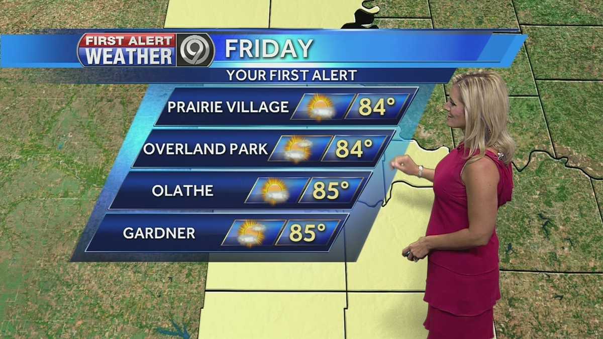 Warm today, comfortable stretch of weather ahead