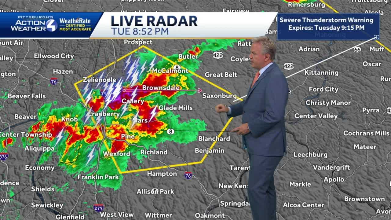 Severe thunderstorm warning for Allegheny, Beaver and Butler counties expires - Vimarsana News